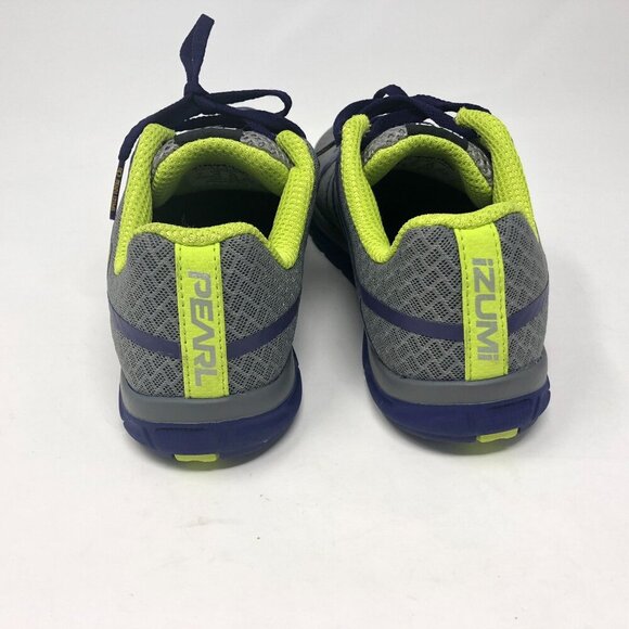 Pearl Izumi Womens Road N1 Running Shoes Gray Lime Purple Size 8 US - Picture 4 of 6